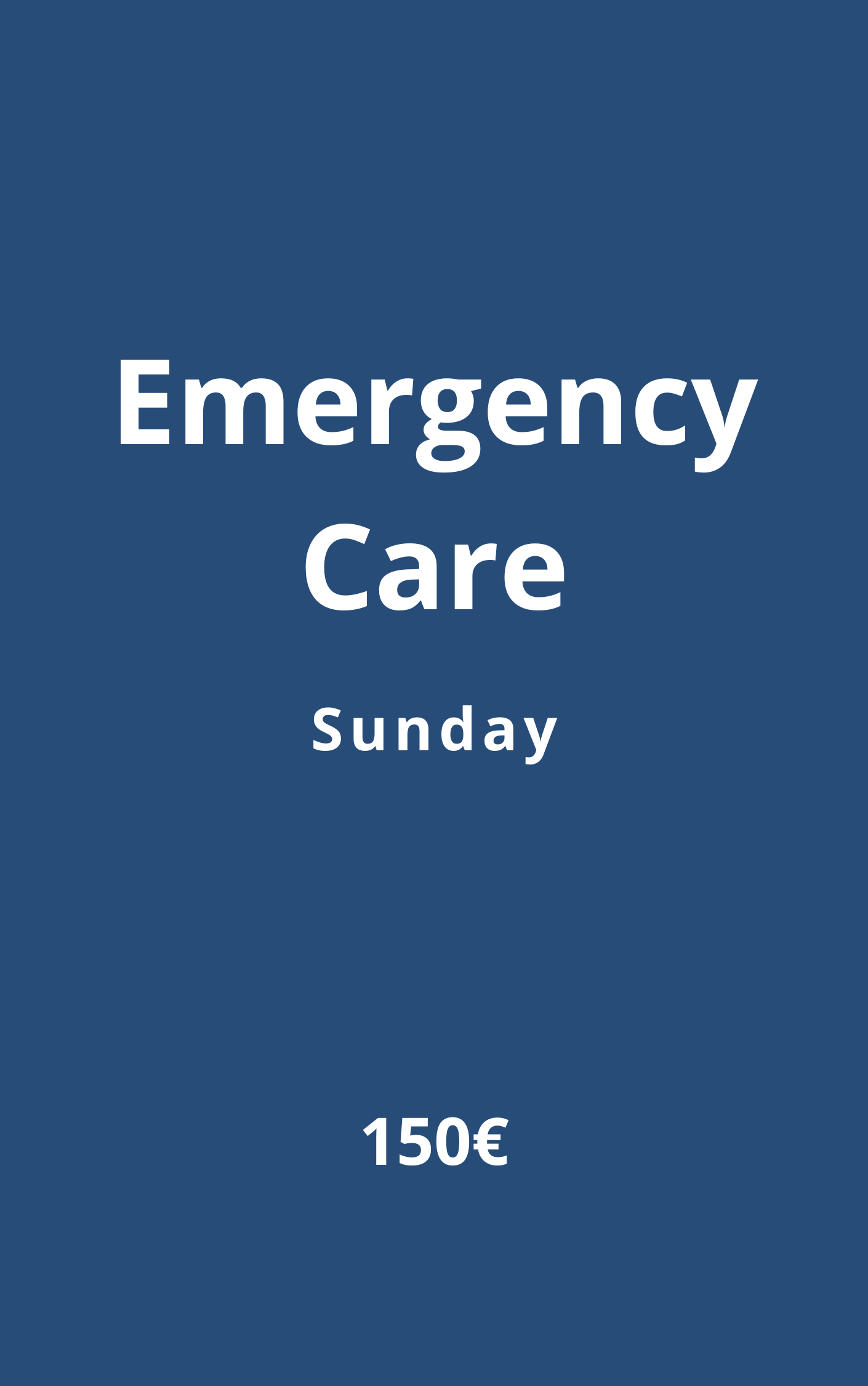 Professional osteopath on-call for emergency sessions on Sundays